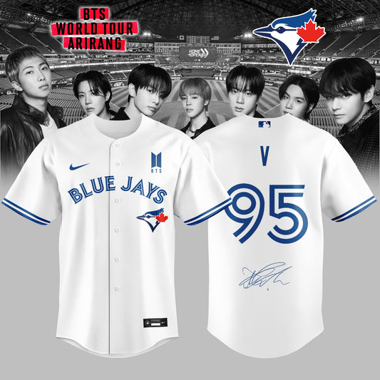 Toronto Blue Jays x BTS V 95 World Tour 2026 Limited Edition Jersey