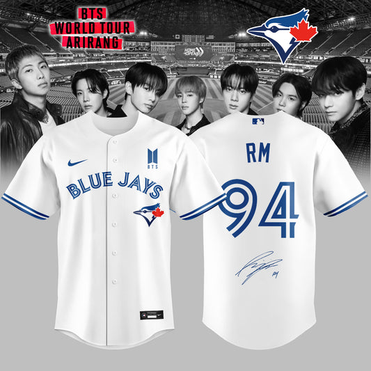 Toronto Blue Jays x BTS RM 94 World Tour 2026 Limited Edition Jersey