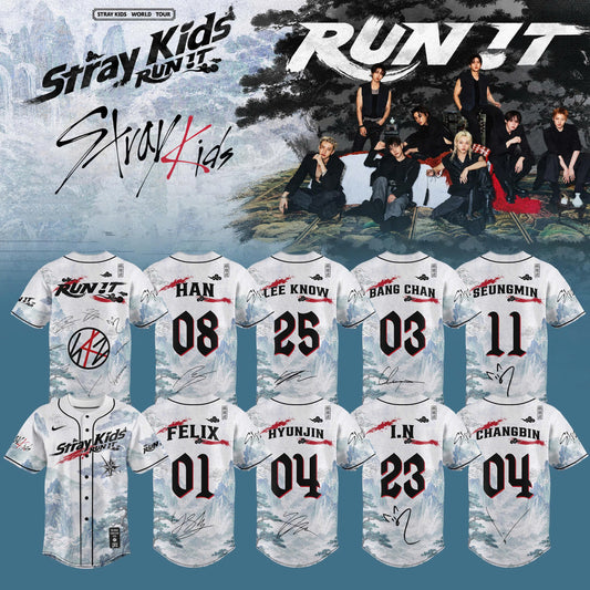 STRAY KIDS – RUN IT WORLD TOUR 2026 Edition Jersey