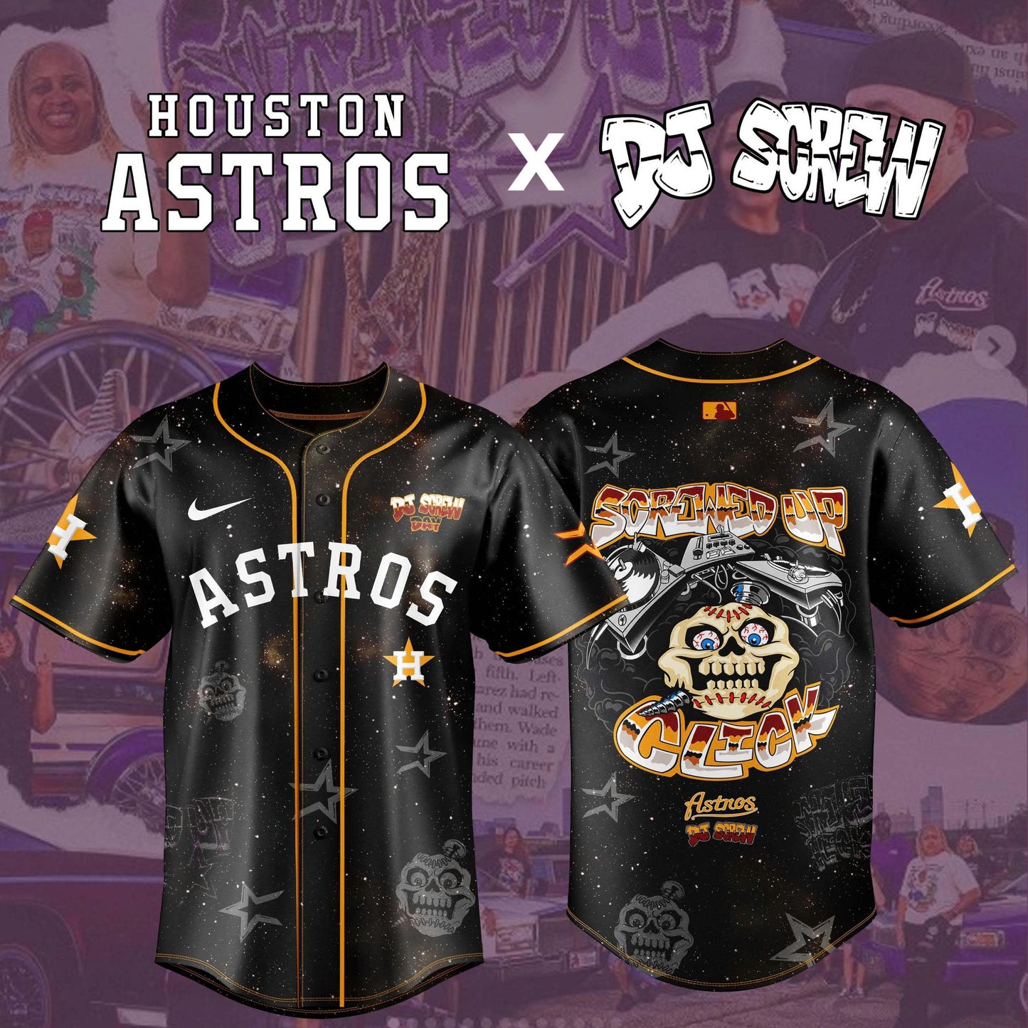 Houston Astros x DJ Screw Collection Jersey