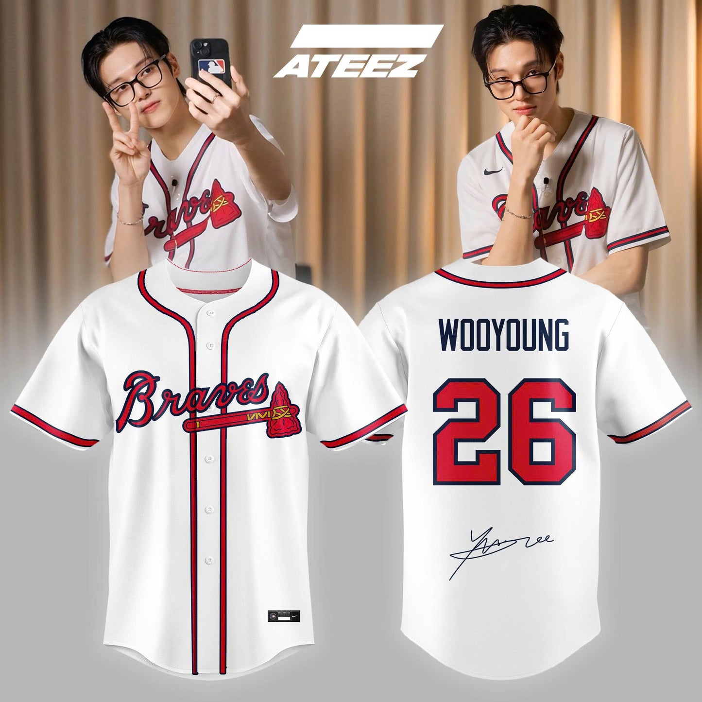 Atlanta Braves x ATEEZ 2026 Limited Edition Jersey
